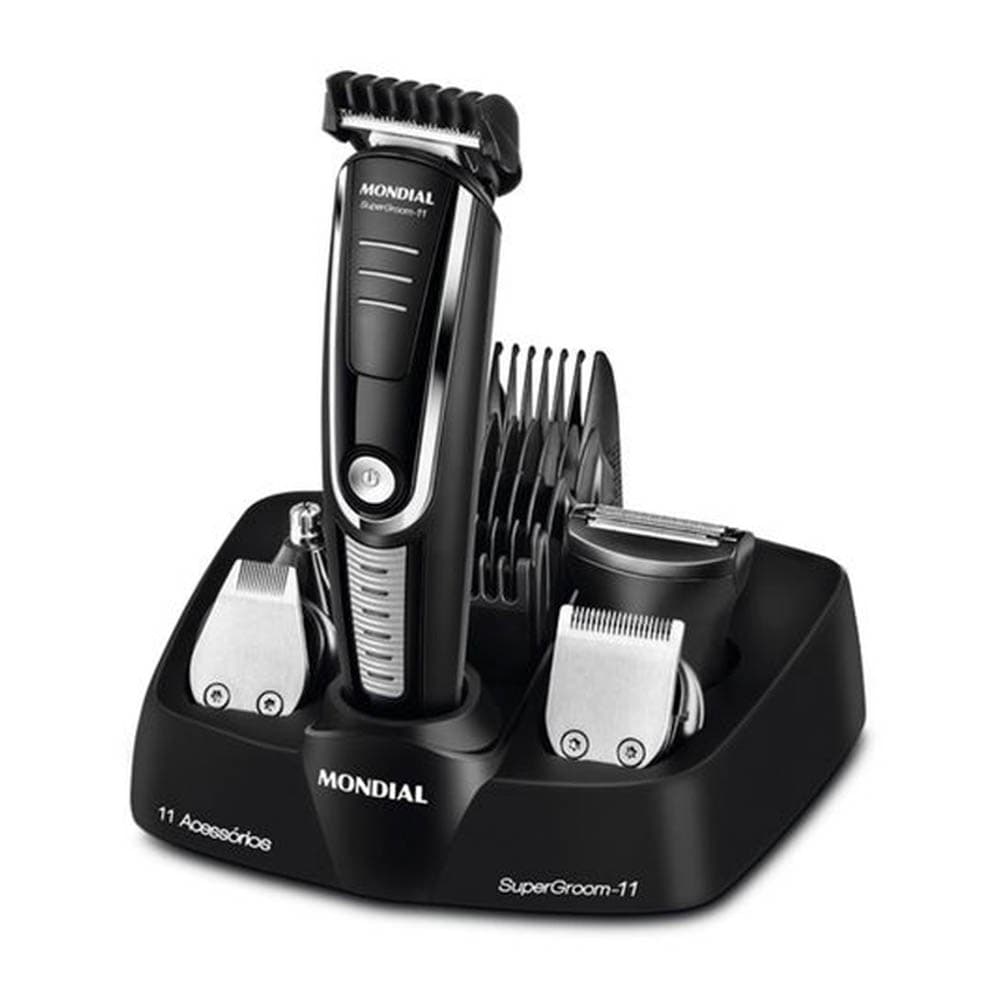 Anúncio: Cortador de Cabello Mondial Bg-05 Supergroom 11 En 1 Recargable Bi-voltaje