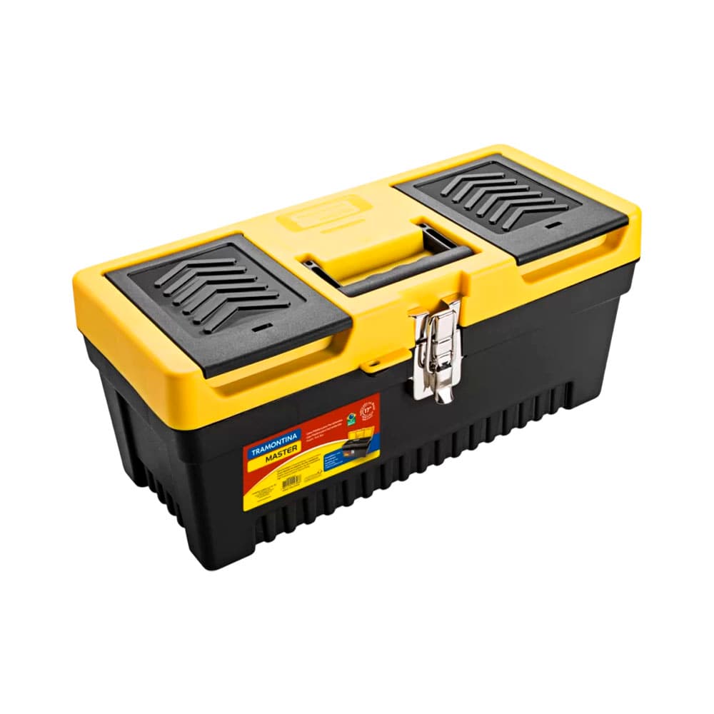 Anúncio: CAJA PARA HERRAMIENTAS TRAMONTINA MASTER 43803 33 CM AMARILLO/NEGRO