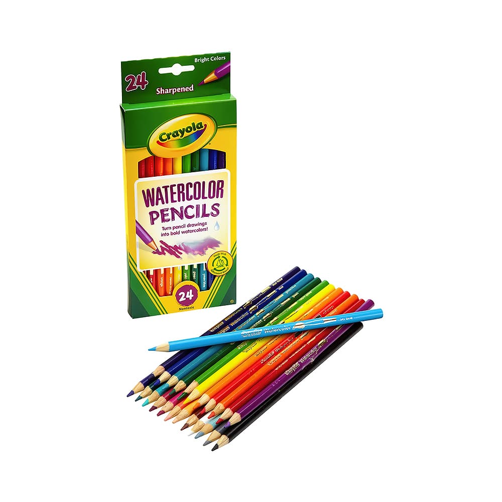 Anúncio: LÁPIZ DE COLOR ACUARELA CRAYOLA WATERCOLOR PENCILS 68-4304 24 UNIDADES