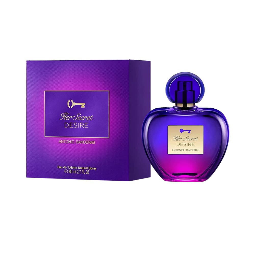 Anúncio: PERFUME ANTONIO BANDERAS HER SECRET DESIRE EAU DE TOILETTE 80ML