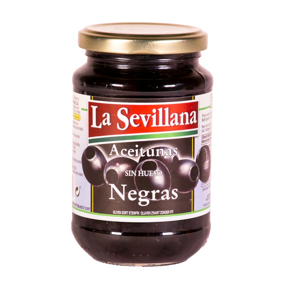 Anúncio: ACEITUNAS NEGRAS LA SEVILLANA SIN HUESO 370GR