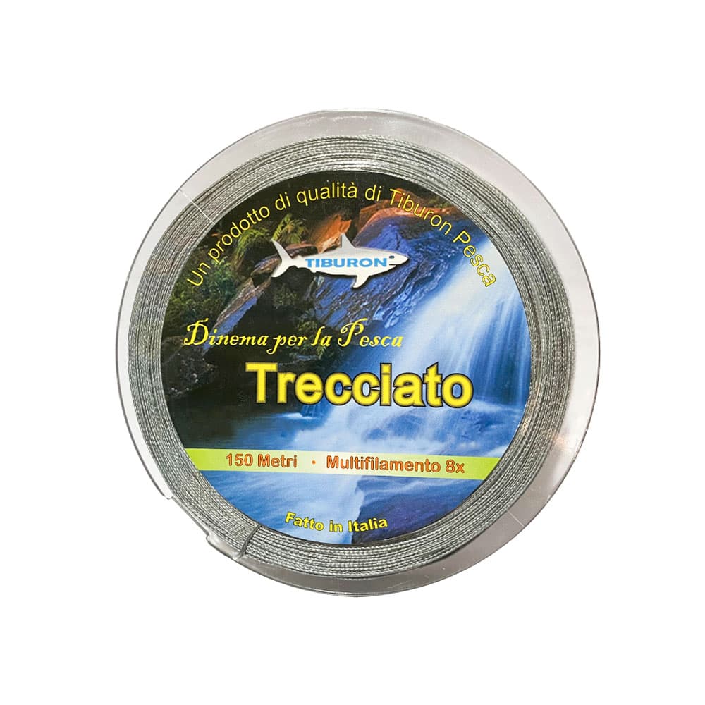 Anúncio: HILO DE PESCA TIBURON TRECCIATO 8X 24KG 0.34MM 150M GRAY