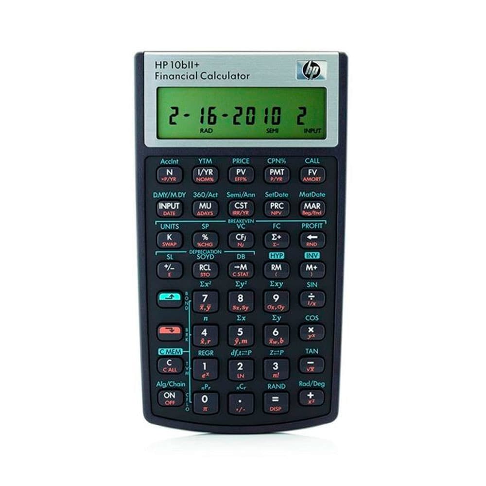 Anúncio: Calculadora Financiera HP 10BII+
