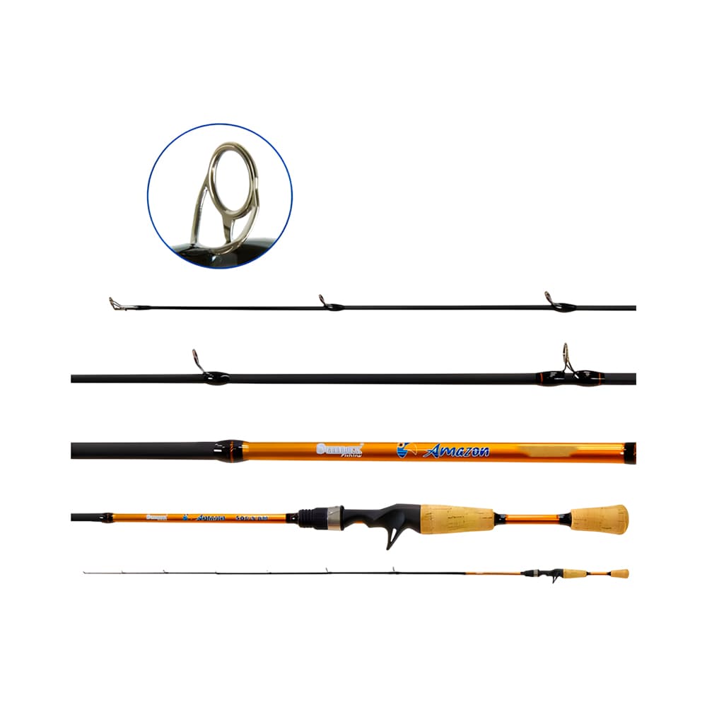 Anúncio: VARA PARA CARRETILLA SUMAX AMAZON CAST SAC-562H 12-25LB 1.68M 2 PARTES