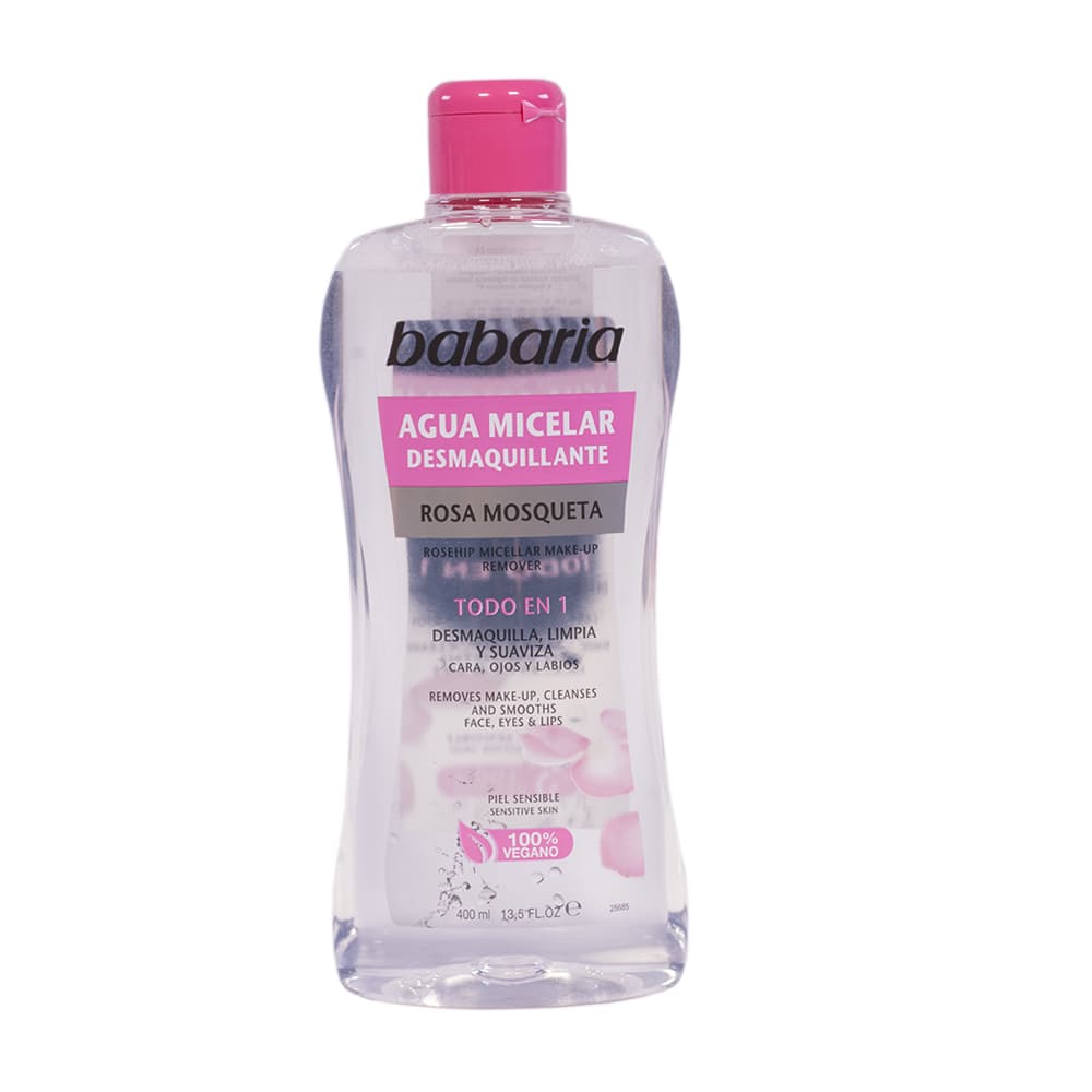 Anúncio: Desmaquillante Babaria Agua Micelar Rosa Mosqueta 400ml
