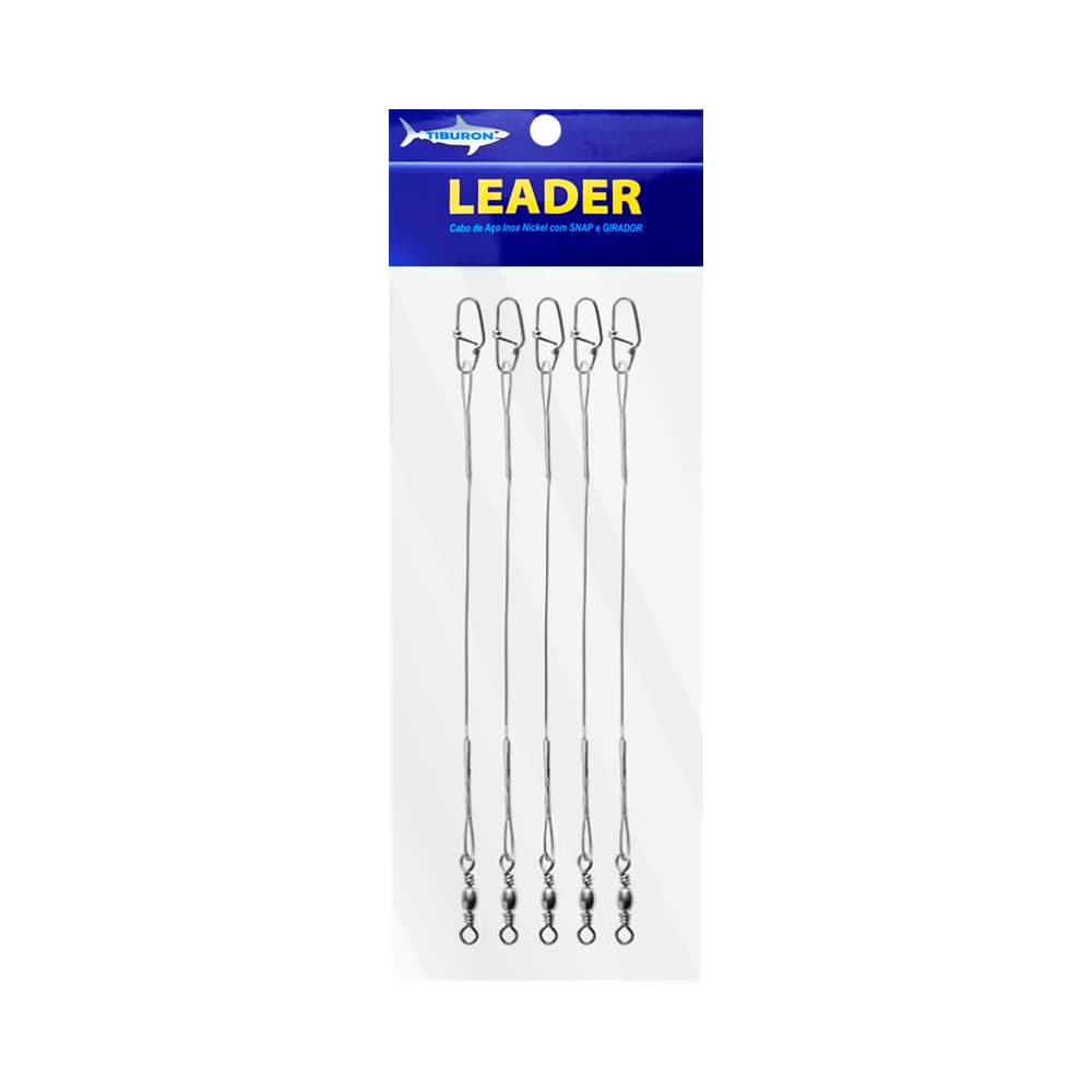 Anúncio: LEADER INOXIDABLE NÍQUEL TIBURON FL-012 CON SNAP Y GIRADOR 25CM 40,8KG 100 PIEZAS PLATA