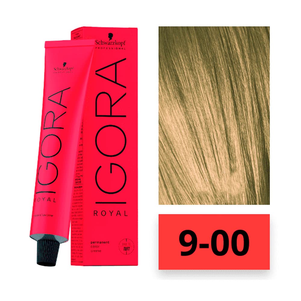 Anúncio: CREMA DE COLORACIÓN SCHWARZKOPF IGORA ROYAL 9-00 RUBIO MUY CLARO INTENSO 60GR
