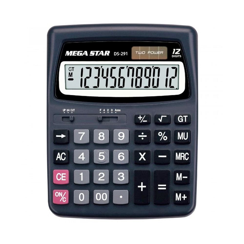 Anúncio: CALCULADORA MEGA STAR DS291 12 DÍGITOS