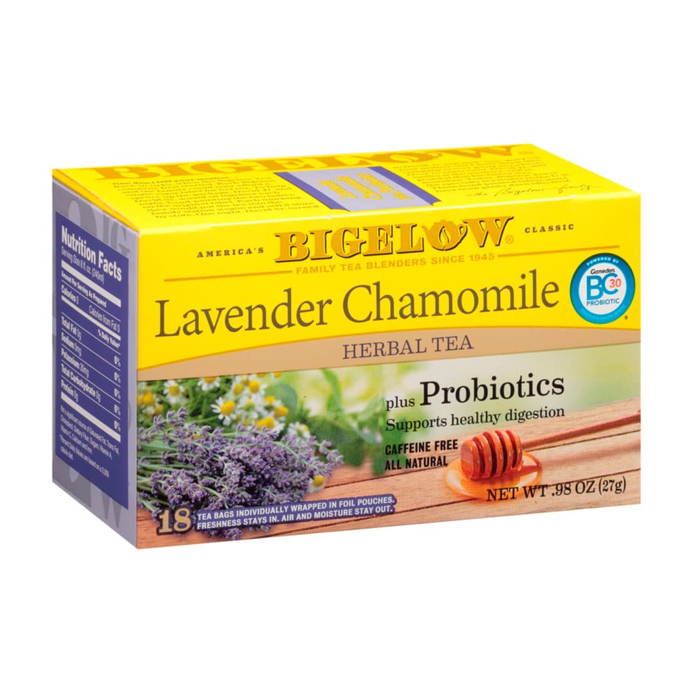 Anúncio: TÉ BIGELOW LAVENDER CHAMOMILE PLUS PROBIOTICS 18 UNIDADES