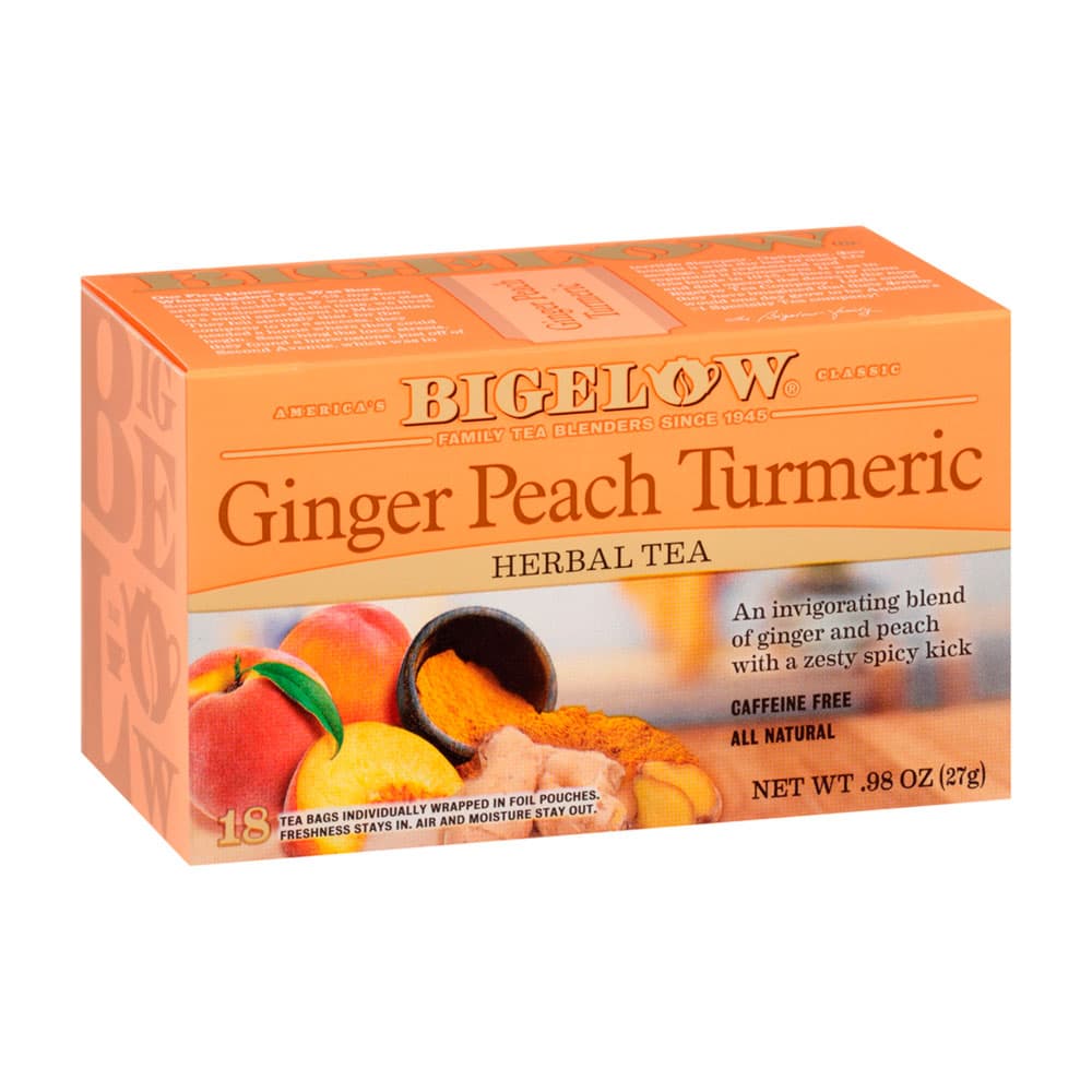 Anúncio: TÉ BIGELOW GINGER PEACH TURMERIC 18 UNIDADES