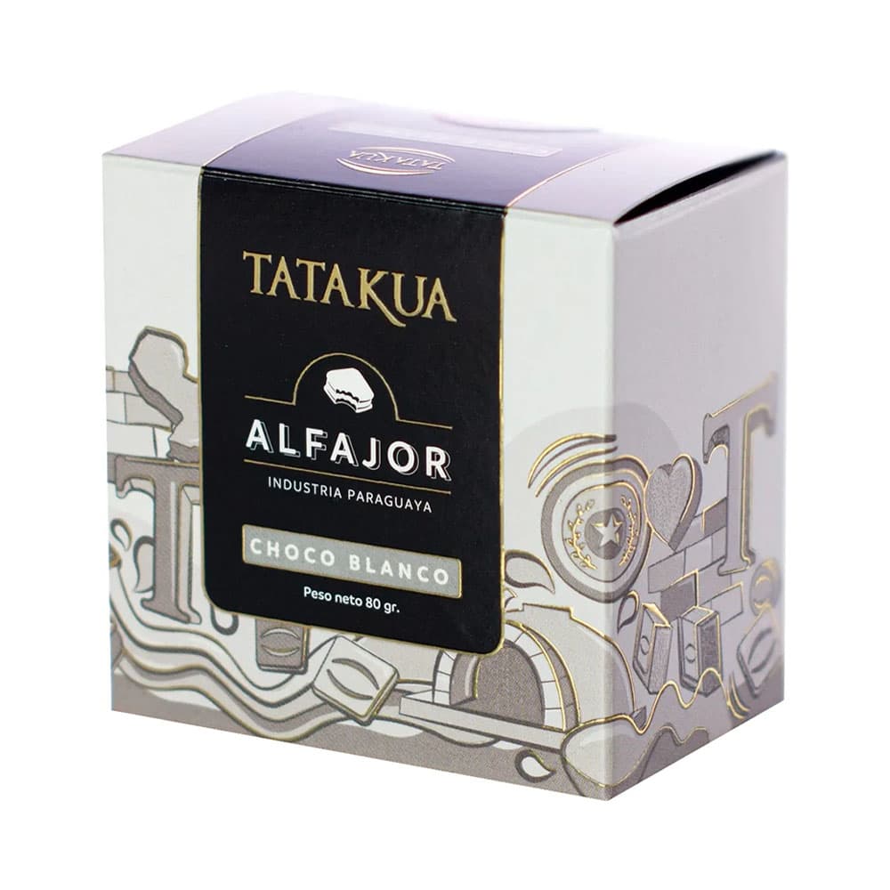 Anúncio: ALFAJOR TATAKUA CHOCO BLANCO 80GR