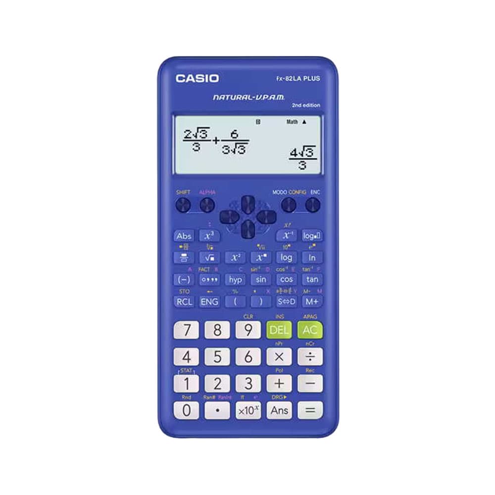 Anúncio: CALCULADORA CIENTÍFICA CASIO FX-82LA PLUS 2DA EDICIÓN- BLUE