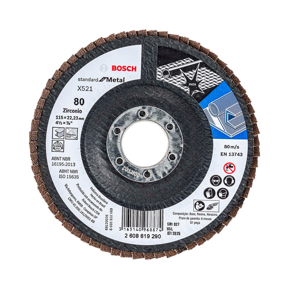 Anúncio: DISCO PARA METAL BOSCH STANDARD FOR METAL 2608.619.290 115MM