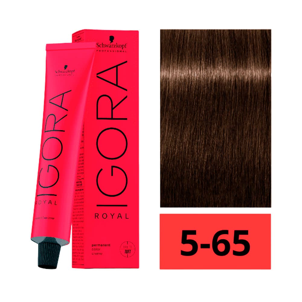 Anúncio: CREMA DE COLORACIÓN SCHWARZKOPF IGORA ROYAL 5-65 CASTAÑO CLARO MARRÓN DORADO 60GR