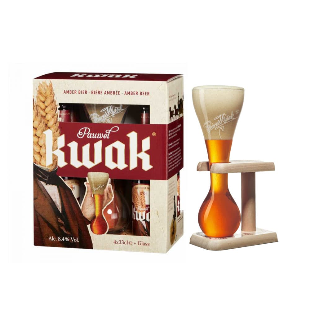 Anúncio: PACK CERVEZA KWAK 330MLX4 + VASO