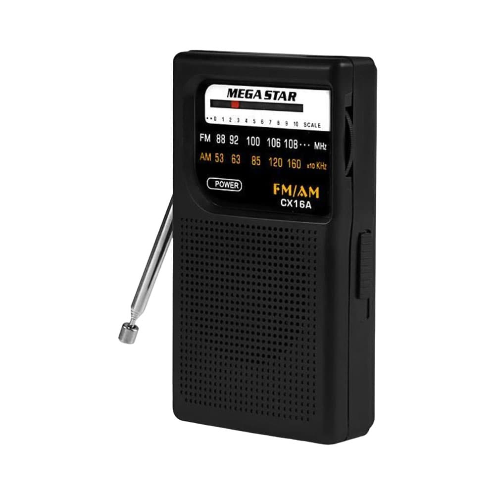 Anúncio: RADIO MEGA STAR CX16A AM FM NEGRO