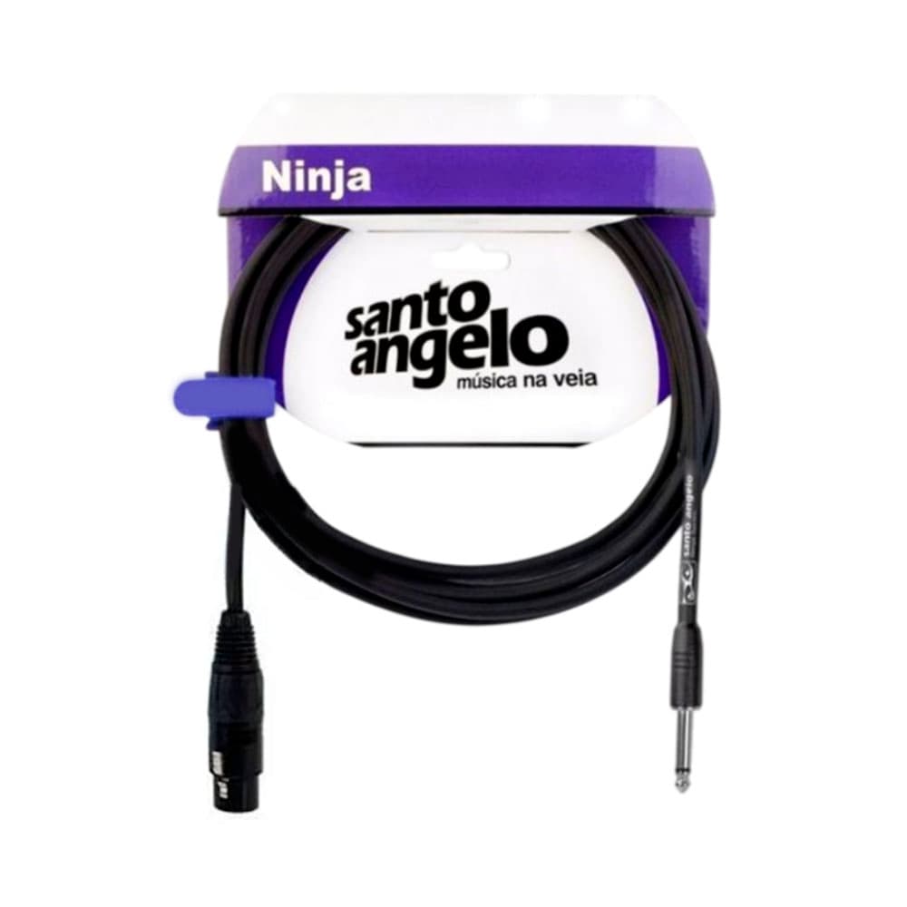 Anúncio: CABLE DE MICRÓFONO SANTO ANGELO 25FT NINJA HG XRL A P10 7.62M NEGRO