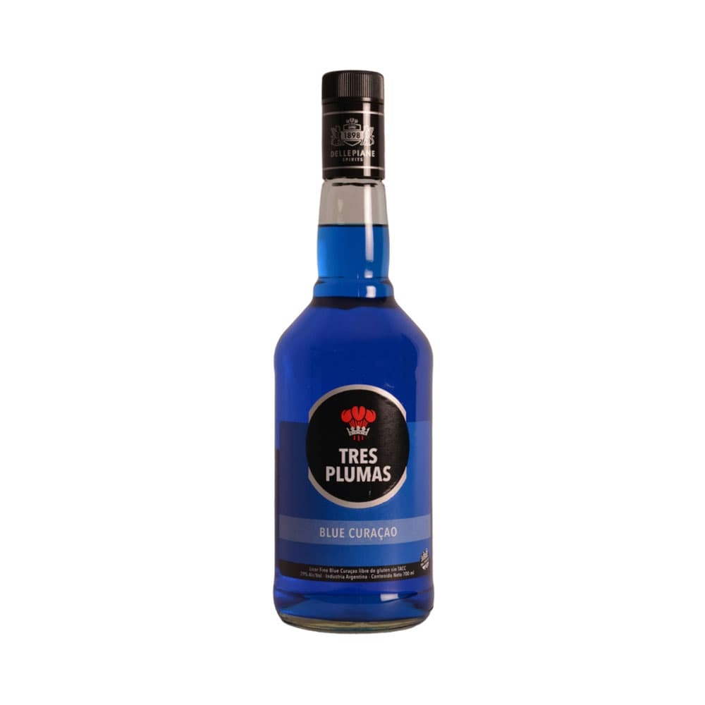 Anúncio: LICOR TRES PLUMAS CURACAO BLUE 700ML