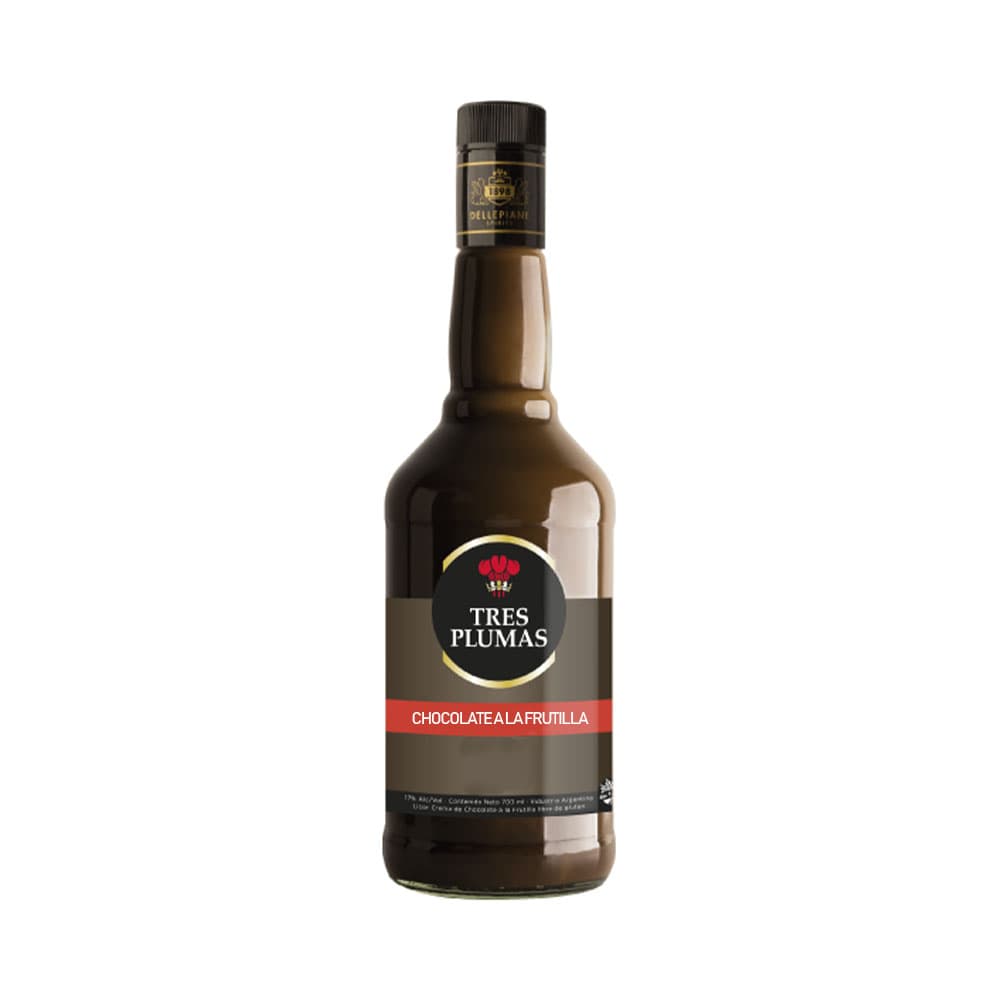 Anúncio: LICOR TRES PLUMAS CHOCOLATE A LA FRUTILLA 700ML