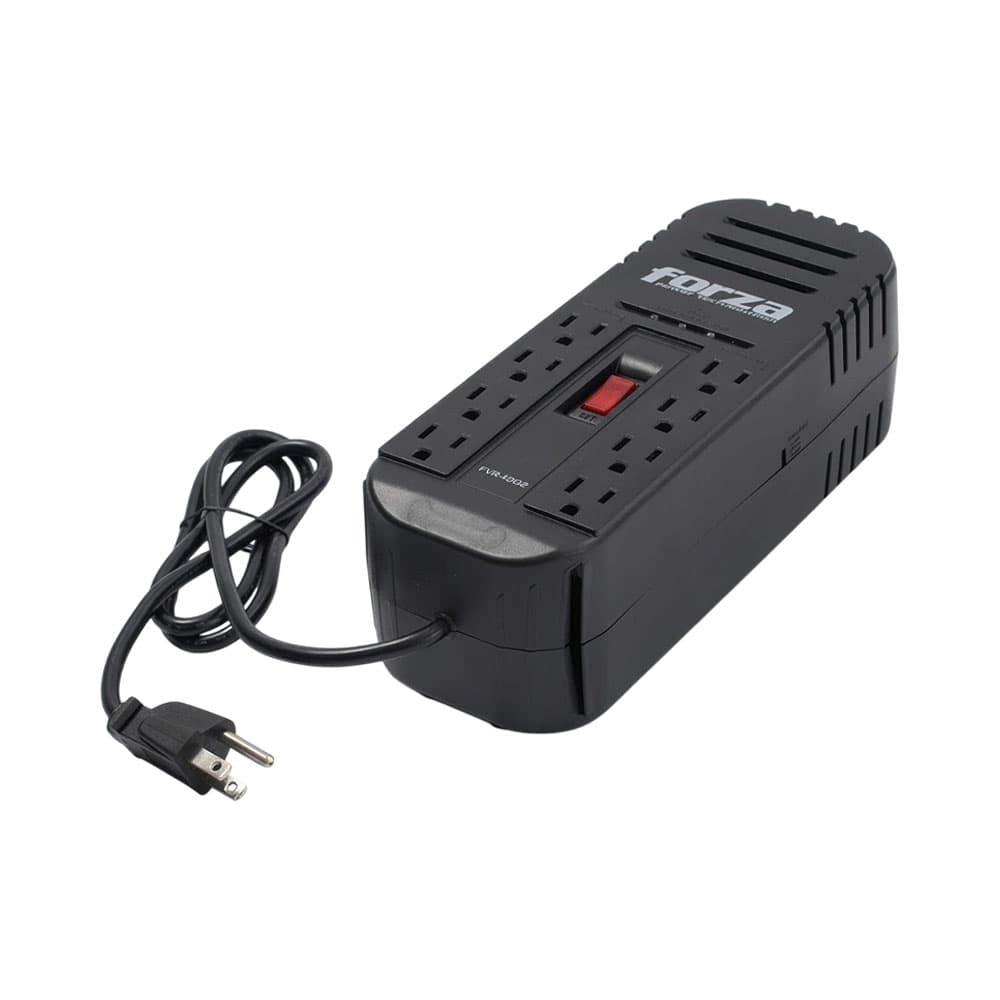 Anúncio: ESTABILIZADOR DE ENERGÍA FORZA FVR-2202 8 SALIDAS 2200VA/1100W 220V