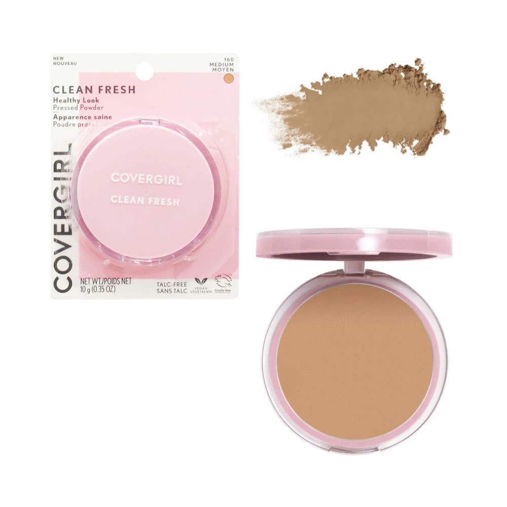 Anúncio: POLVO FIJADOR COVERGIRL CLEAN FRESH PRESSED POWDER 160 MEDIUM MOYEN 10GR