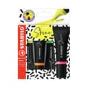 Anúncio: MARCADOR STABILO SHINE FLUORESCENTE 76/4 4 UNIDADES