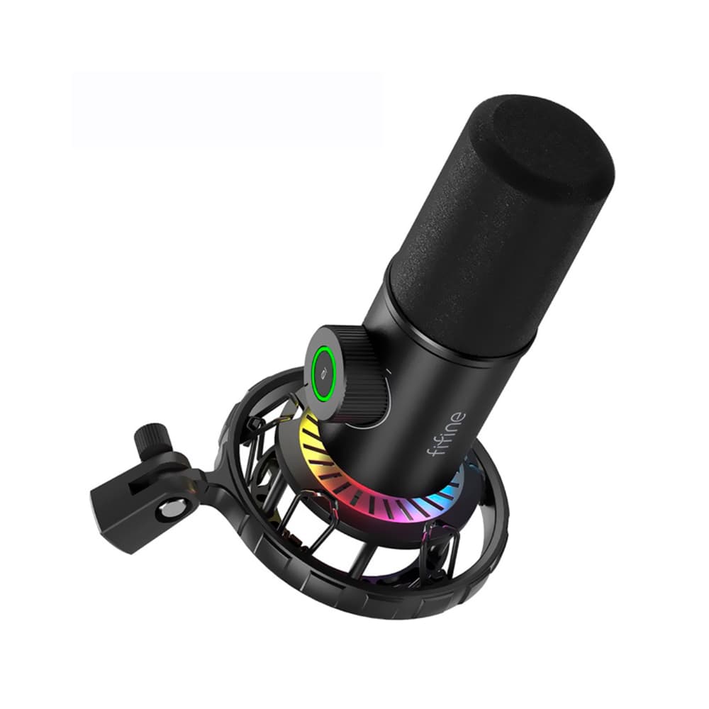Anúncio: MICRÓFONO FIFINE K658 RGB NEGRO
