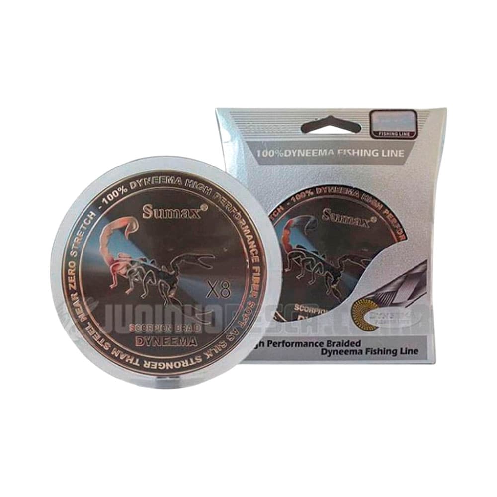 Anúncio: HILO DE PESCA SUMAX SCORPION DYNEEMA X8 36.2KG 0.45MM 300M GRAY
