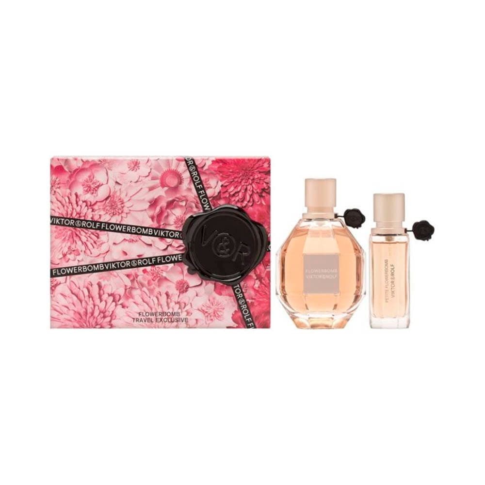 Anúncio: KIT PERFUME VIKTOR & ROLF FLOWERBOMB EAU DE PARFUM 2 PIEZAS