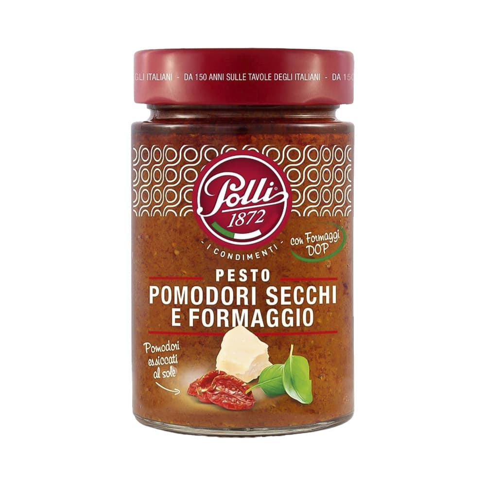 Anúncio: POLLI PESTO POMODORI SECCHI 190G