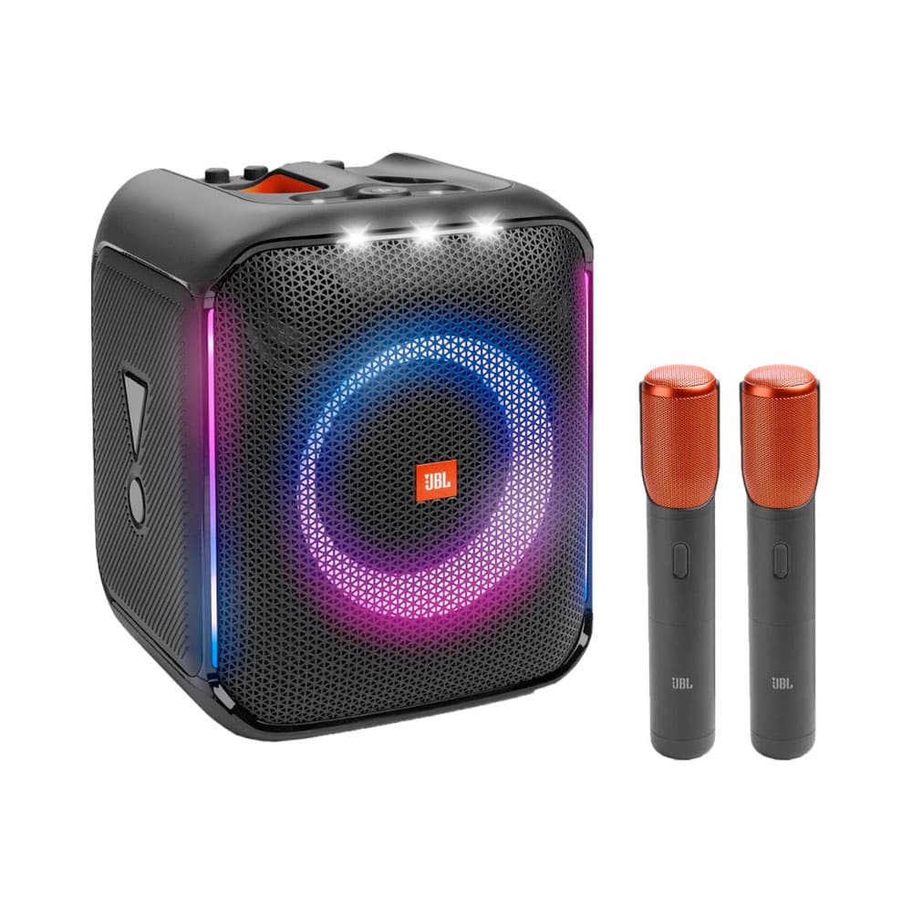 Anúncio: SPEAKER PORTÁTIL JBL PARTYBOX ENCORE ESSENTIAL + 2 MICRÓFONOS