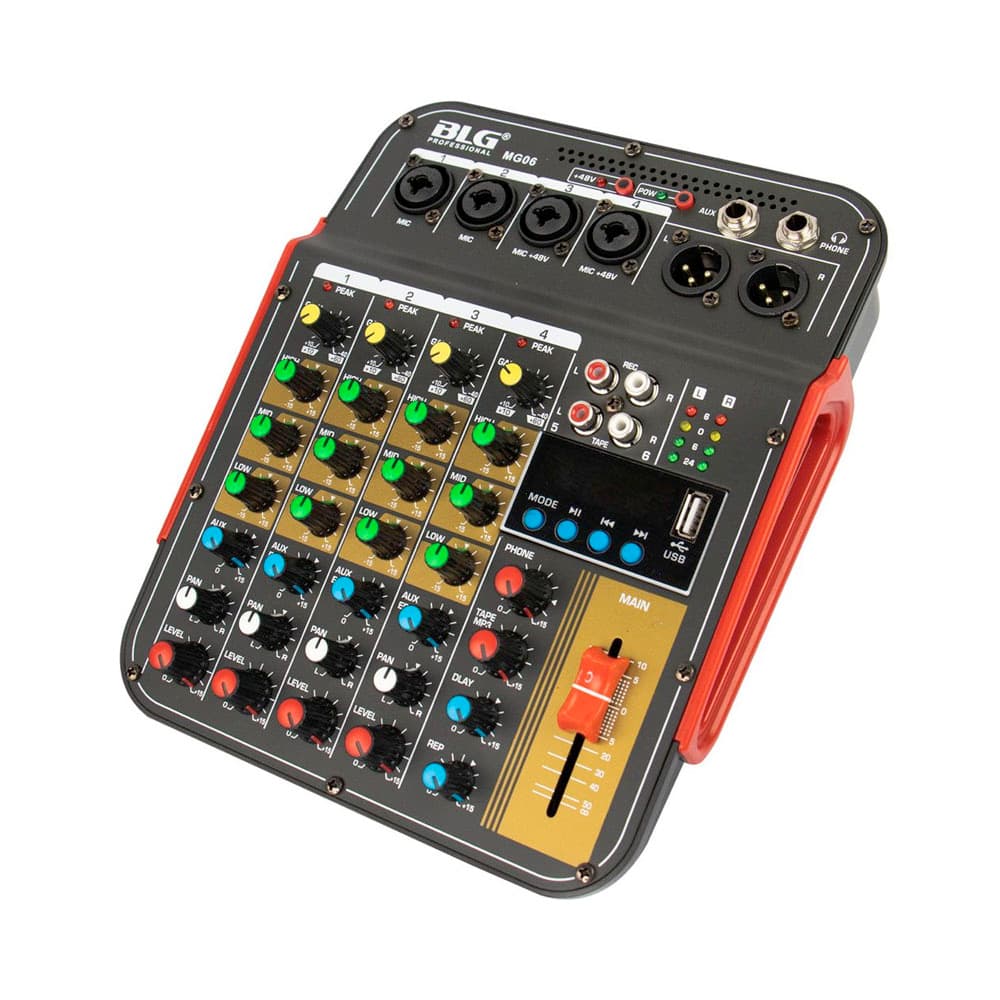 Anúncio: MESA DE SONIDO BLG MG-06 4CH BLUETOOTH