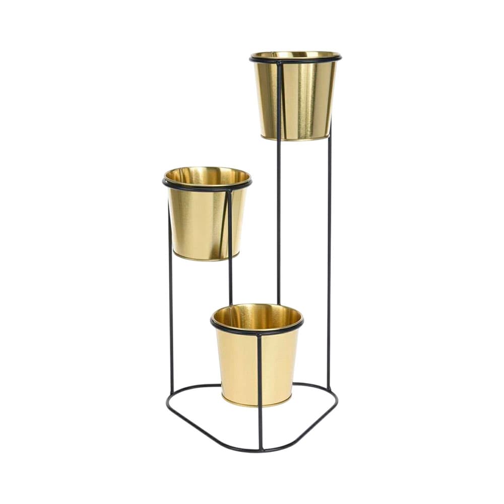 Anúncio: MACETA DE METAL KPM 020979 46 CM DORADO