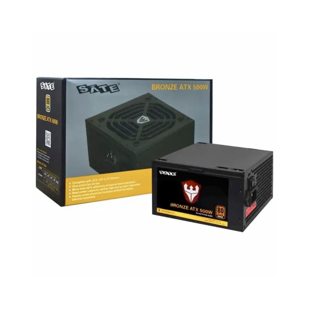 Anúncio: FUENTE DE ALIMENTACIÓN SATELLITE ATX500 80 PLUS BRONZE 500W