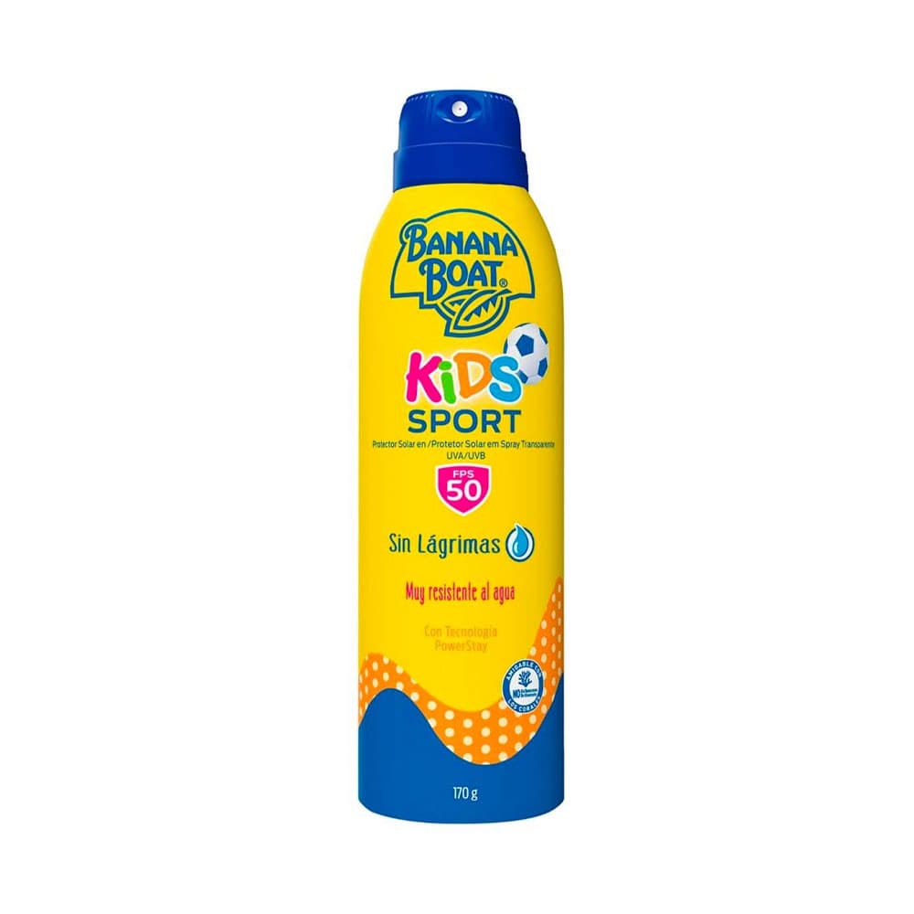 Anúncio: PROTECTOR SOLAR EN SPRAY BANANA BOAT KIDS SPORT FPS50 170GR