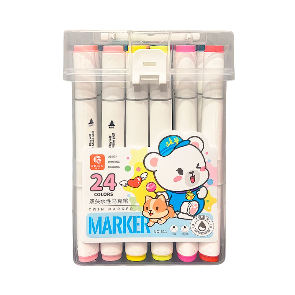 Anúncio: MARCADOR MARKER PLAY WILL MAKE SKILL DOBLE PUNTA MA-282 24 UNIDADES