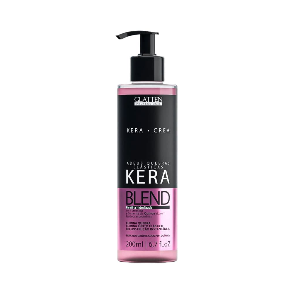 Anúncio: TRATAMIENTO CAPILAR GLATTEN KERABLEND QUERATINA 200ML