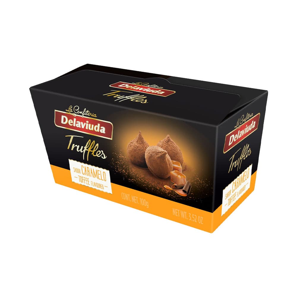 Anúncio: CHOCOLATE DELAVIUDA TRUFFES CARAMELO 100GR