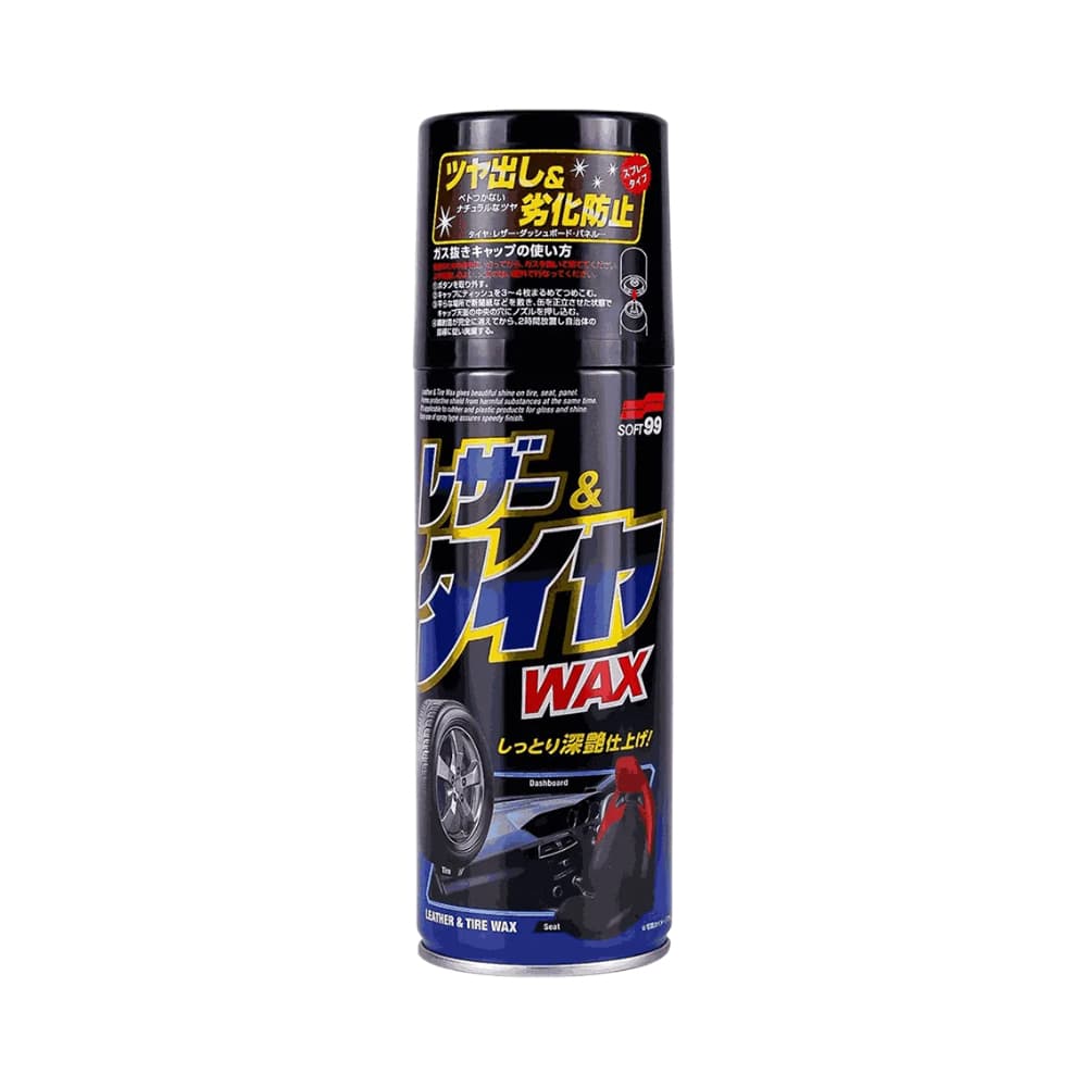 Anúncio: REVITALIZADOR AUTOMOTIVO SOFT99 02001 LEATHER AND TIRE WAX 420 ML