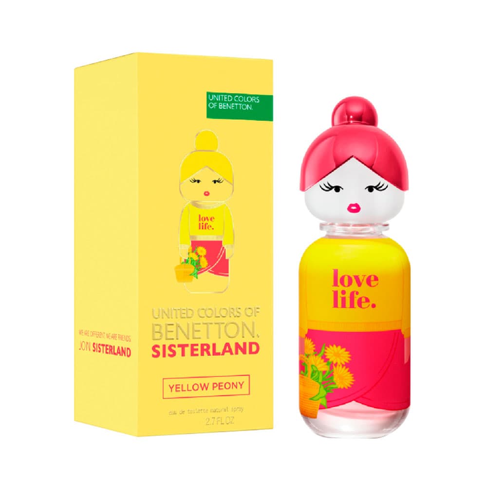 Anúncio: PERFUME BENETTON SISTERLAND YELLOW PEONY EAU DE TOILETTE 80ML