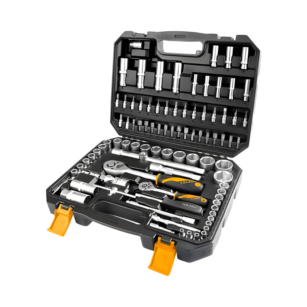 Anúncio: KIT DE HERRAMIENTAS TOLSEN 15145 1/2" - 1/4" 94 PIEZAS