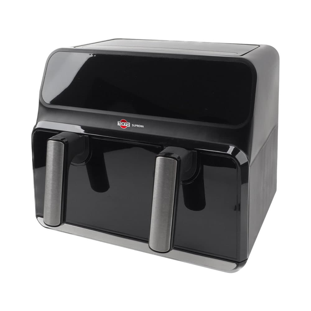 Anúncio: FREIDORA AIR FRYER TOKYO SUPREMA EDTOKAFRYER8 DOBLE CANASTA 8L 1700W 220V NEGRO