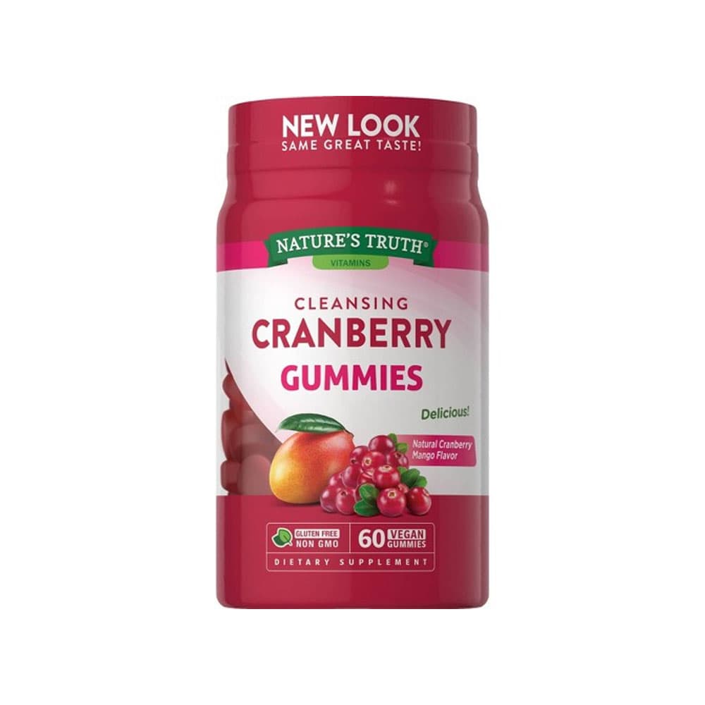 Anúncio: VITAMINAS NATURE'S TRUTH CLEANSING CRANBERRY GUMMIES 60 CÁPSULAS