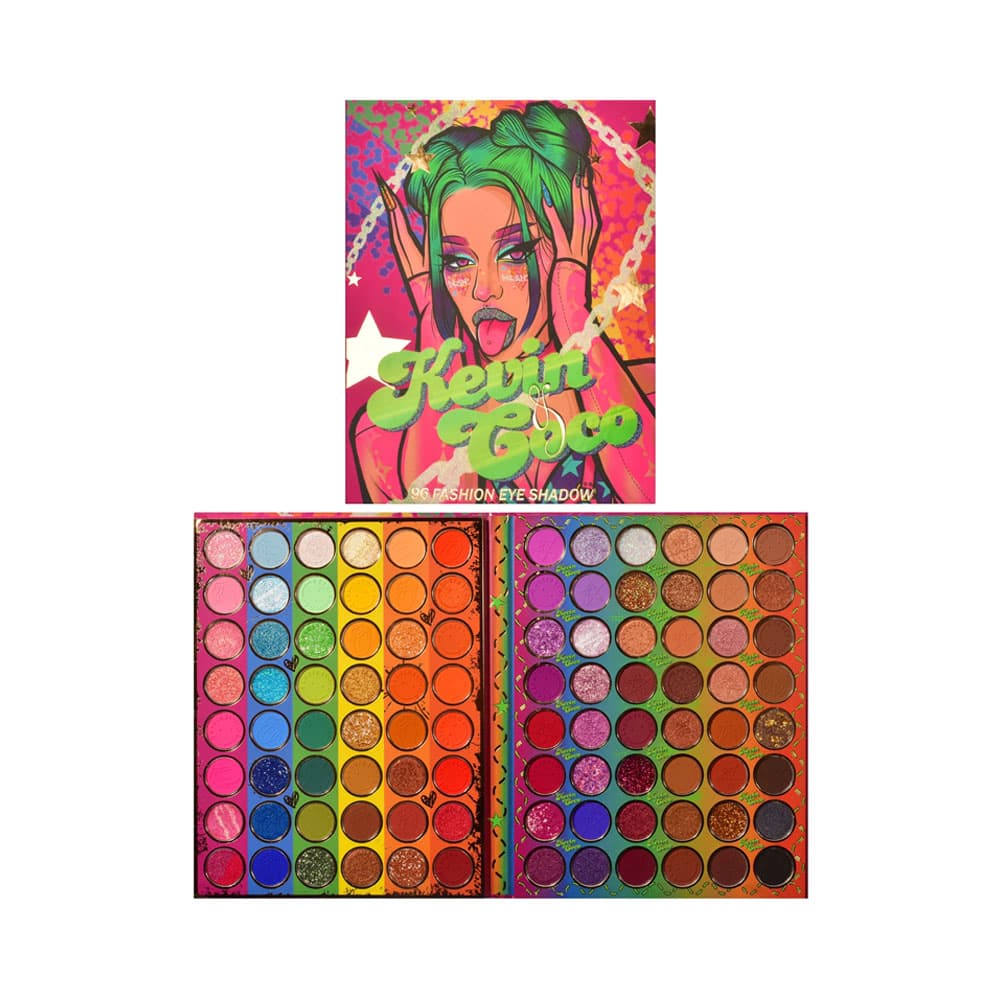Anúncio: PALETA DE SOMBRAS KEVIN & COCO KC233717 96 COLORES