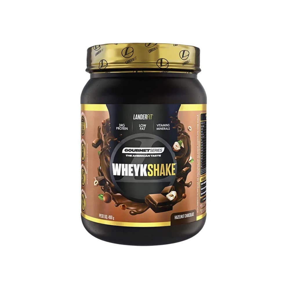 Anúncio: SUPLEMENTO LANDERFIT WHEYKSHAKE HAZELNUT CHOCOLATE 450GR