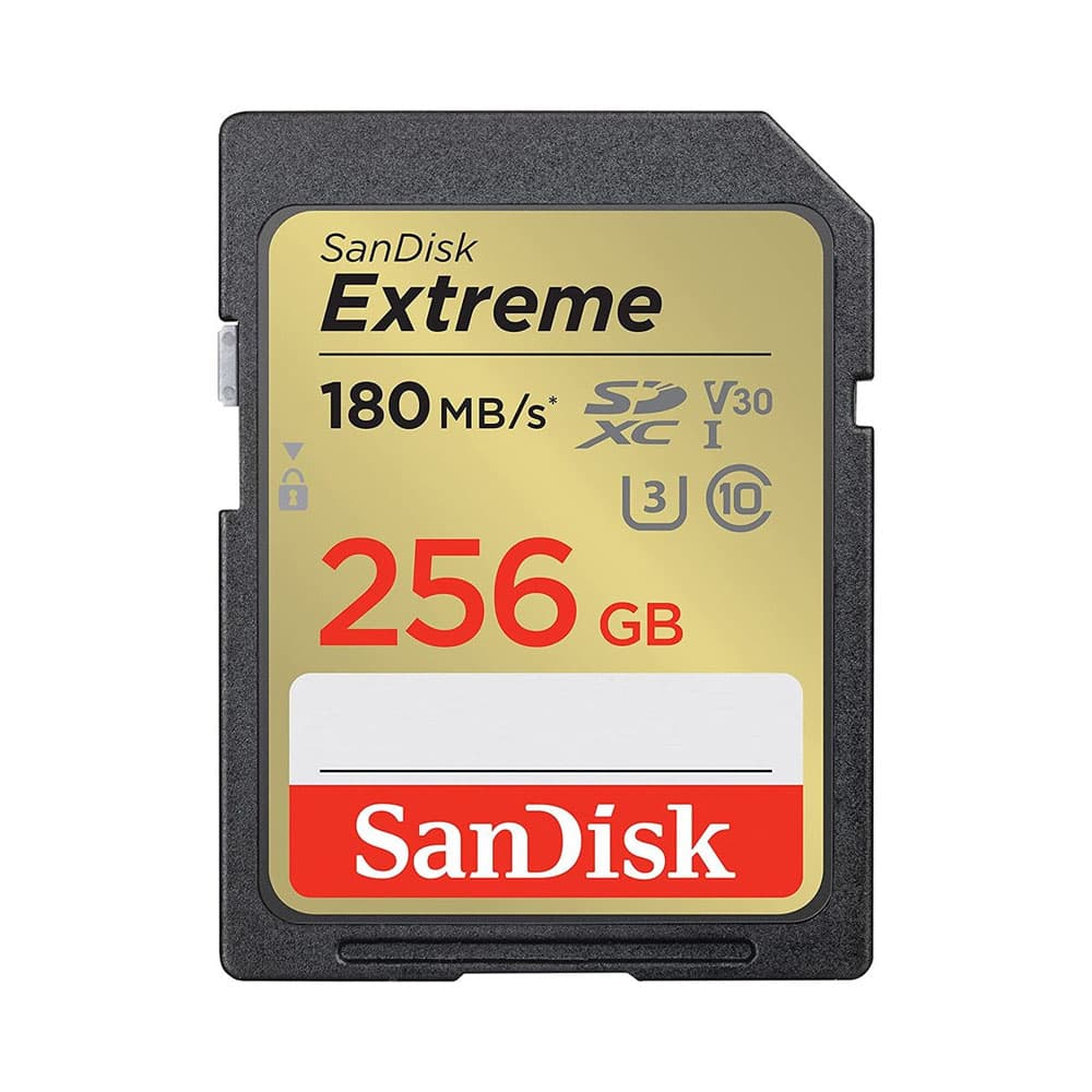 Anúncio: MEMORIA SD SANDISK EXTREME 180-130 MB/S C10 U3 V30 256GB