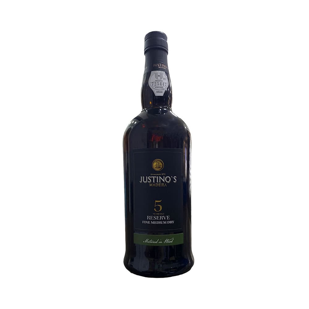 Anúncio: VINO JUSTINO'S MADEIRA 5 YEARS OLD FINE MEDIUM DRY 750ML