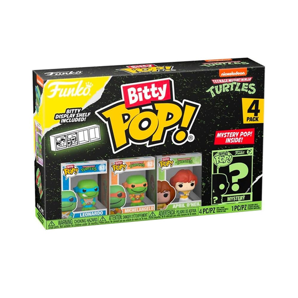 Anúncio: MUÑECO FUNKO BITTY POP TURTLES LEONARDO 4 PIEZAS