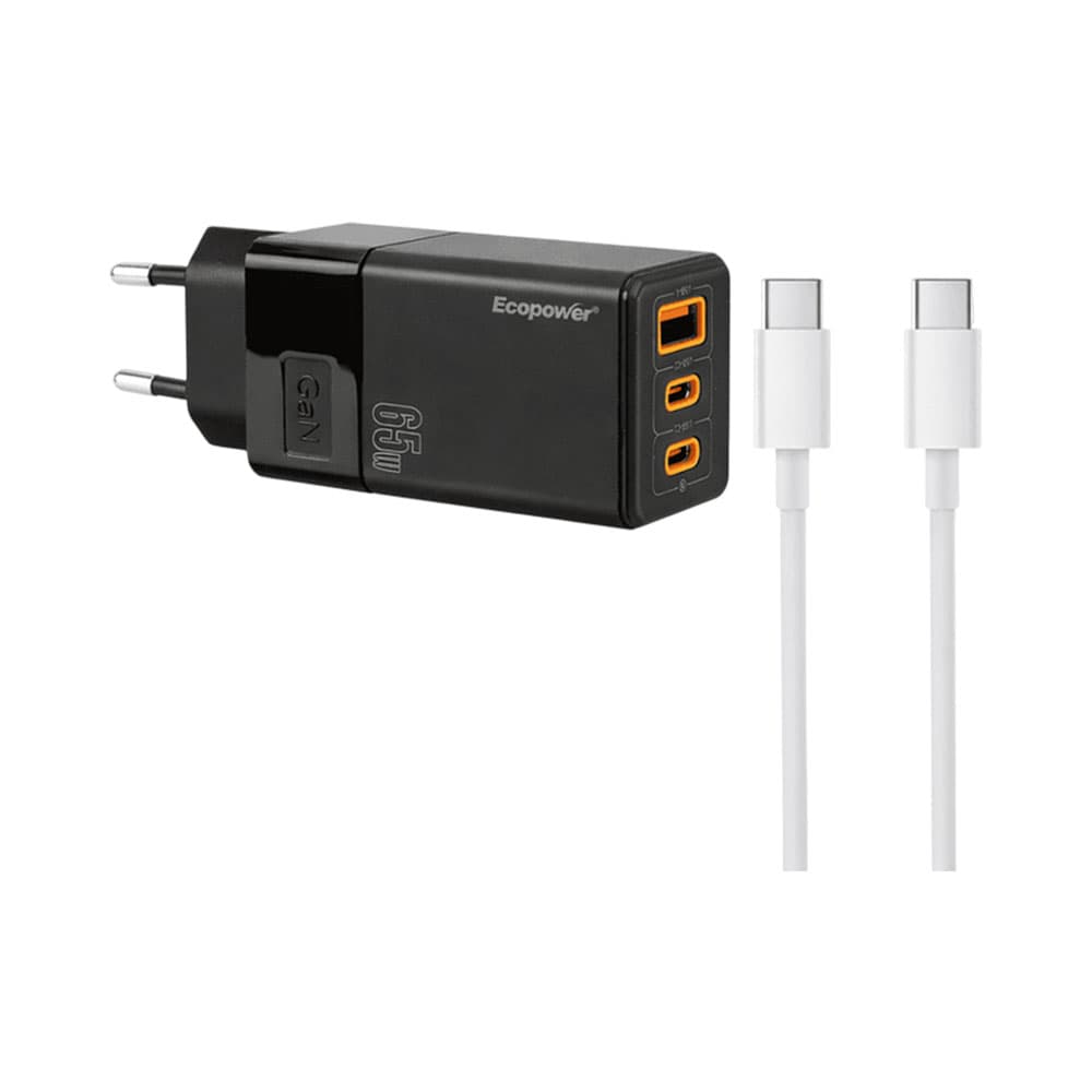 Anúncio: KIT CARGADOR ECOPOWER EP-7025 65W