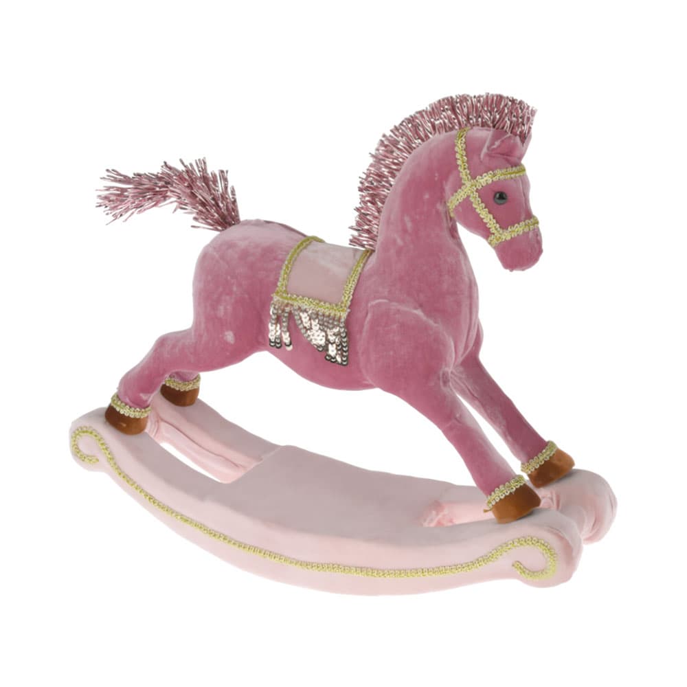 Anúncio: CABALLO DECORATIVO KPM 017185 35 CM ROSA SURTIDO